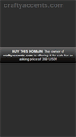 Mobile Screenshot of craftyaccents.com